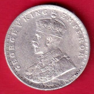 British India 1911 George v bombay mint one Rupee silver coin– FC9853