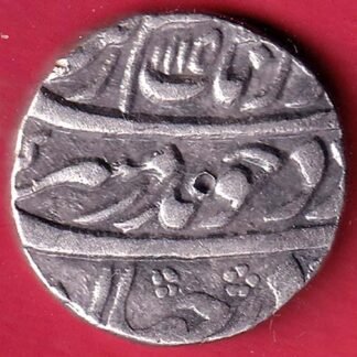 mughals ah 1115/ ry 48 aurangzeb lahore mint one rupee silver coin - fc9888