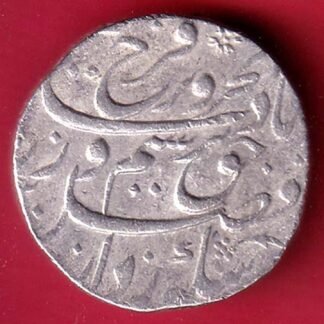 mughals RY 6 farrukhsiyar shahjahanabad mint one rupee silver coin – FC9912