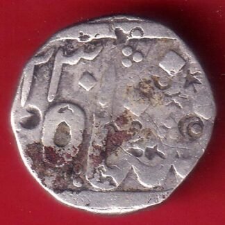 hyderabad state one rupee silver coin – FC9914