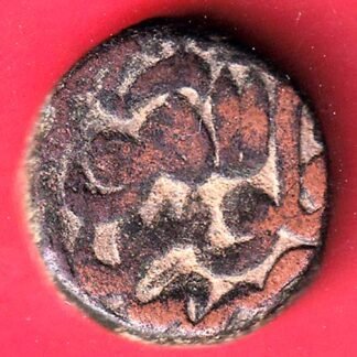 mughals akbar lahore mint one dam copper coin – FC9970