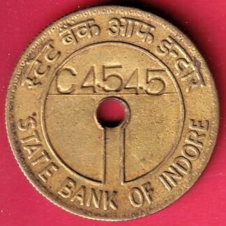 BANK TOKEN :- STATE BANK OF INDORE NO. C4545- FF270