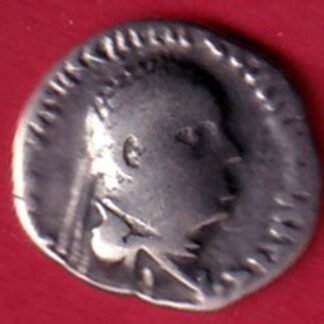 Indo-Greek Kingdom Apollodotus II 1 Drachma SILVER coin– FD33