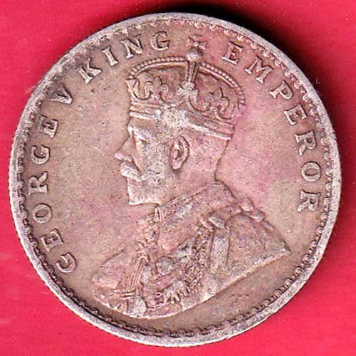 British India 1911 George v one Rupee silver coin – FD88 - Image 2