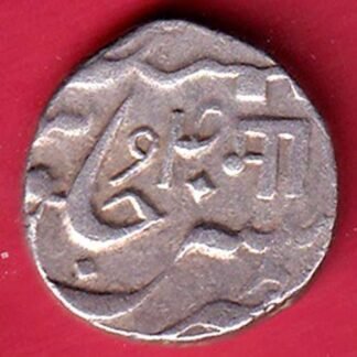 baroda state manaji rao one rupee silver coin – FD89