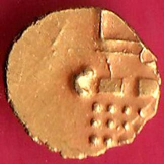 Marathas of Thanjavur venkoji rare gold fanam- FD151
