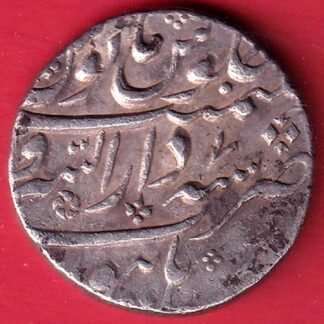 mughals farrukhsiyar one rupee silver coin –FD165