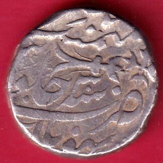 bhopal state one rupee silver coin  –FD168
