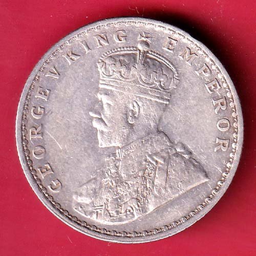 British India 1911 George v one Rupee silver coin – FD176 - Image 2
