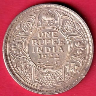 british india 1922 george v bombay mint one rupee silver coin – FD190