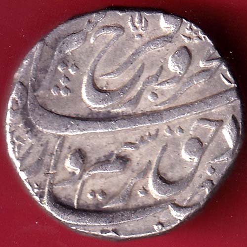 mughals farrukhsiyar shahjanabad mint one rupee silver coin – FD199