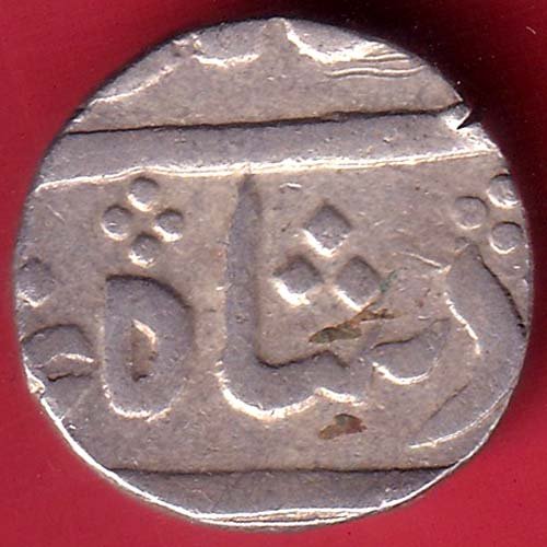 BARODA STATE HINDI “AA” AANAND RAO PETLAD MINT one RUPEE SILVER COIN– FD202 - Image 2