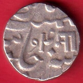 baroda state manaji rao one rupee silver coin - FD37