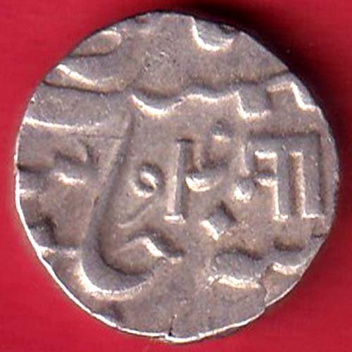 baroda state manaji rao one rupee silver coin - FD37