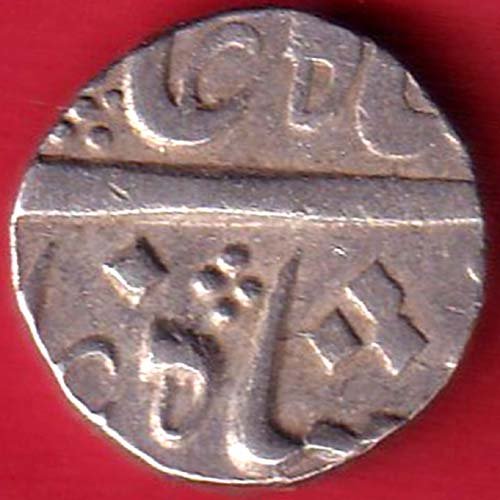 baroda state manaji rao one rupee silver coin - FD37 - Image 2