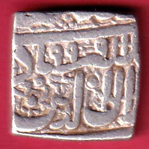 mughals akbar ahmedabad mint one rupee silver coin - FD40
