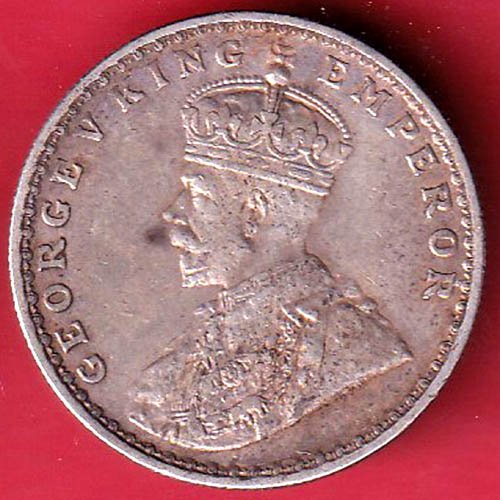British India 1911 George v bombay mint one Rupee silver coin – FD68 - Image 2