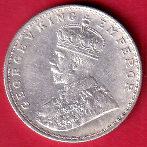 British India 1911 George v bombay mint one Rupee silver coin – FD79 - Image 2