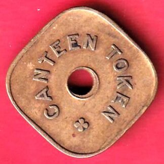 CANTEEN TOKEN :- KOHINOOR MILLS – DADAR– ff302