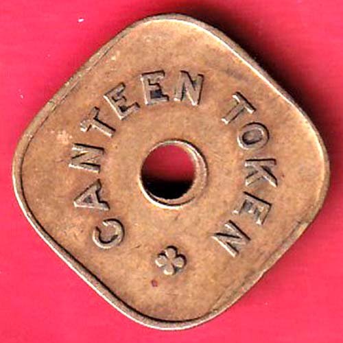 CANTEEN TOKEN :- KOHINOOR MILLS – DADAR– ff302