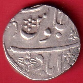 BOMBAY PRESIDENCY INO AKBARSHAH AHEMEDABAD MINT ONE RUPEE SILVER COIN– ff308