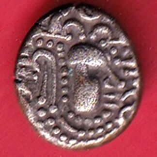 ANCIENT INDIA GADHAYA DYNASTY KING PORTRAIT COIN– ff309