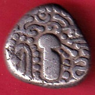 ANCIENT INDIA GADHAYA DYNASTY KING PORTRAIT COIN– ff315