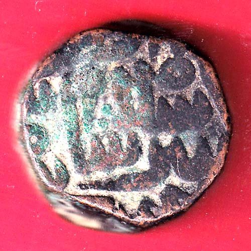 Delhi Sultan Islam Shah Suri dynasty one paisa scarce coin – FF349 - Image 2